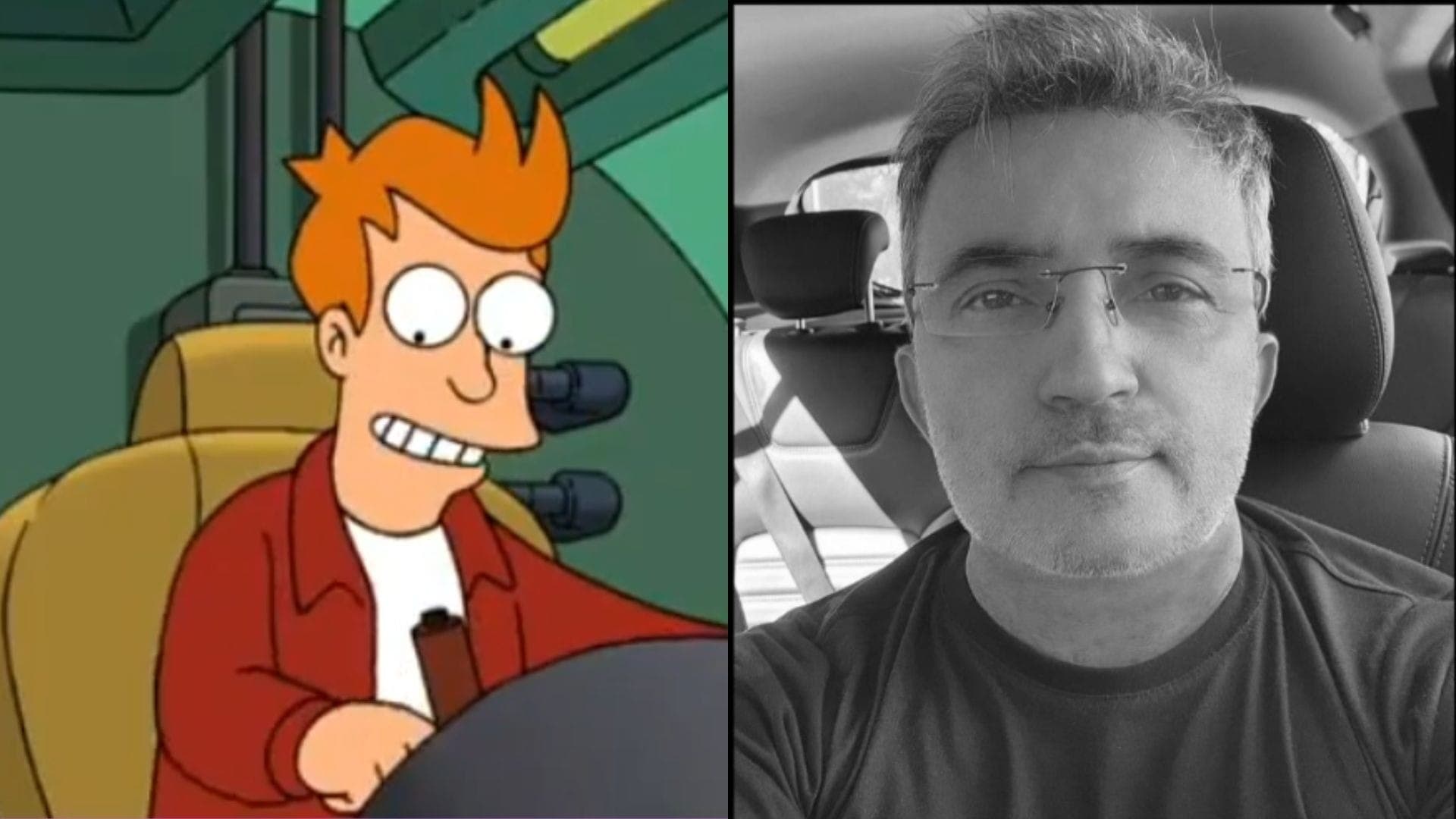 Figueira Júnior dublou Fry em 'Futurama'