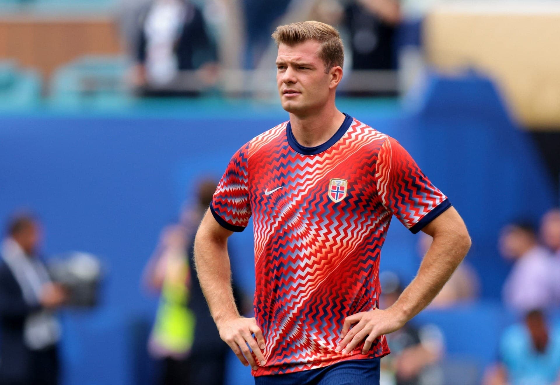 Alexander Sorloth, jogador da Noruega