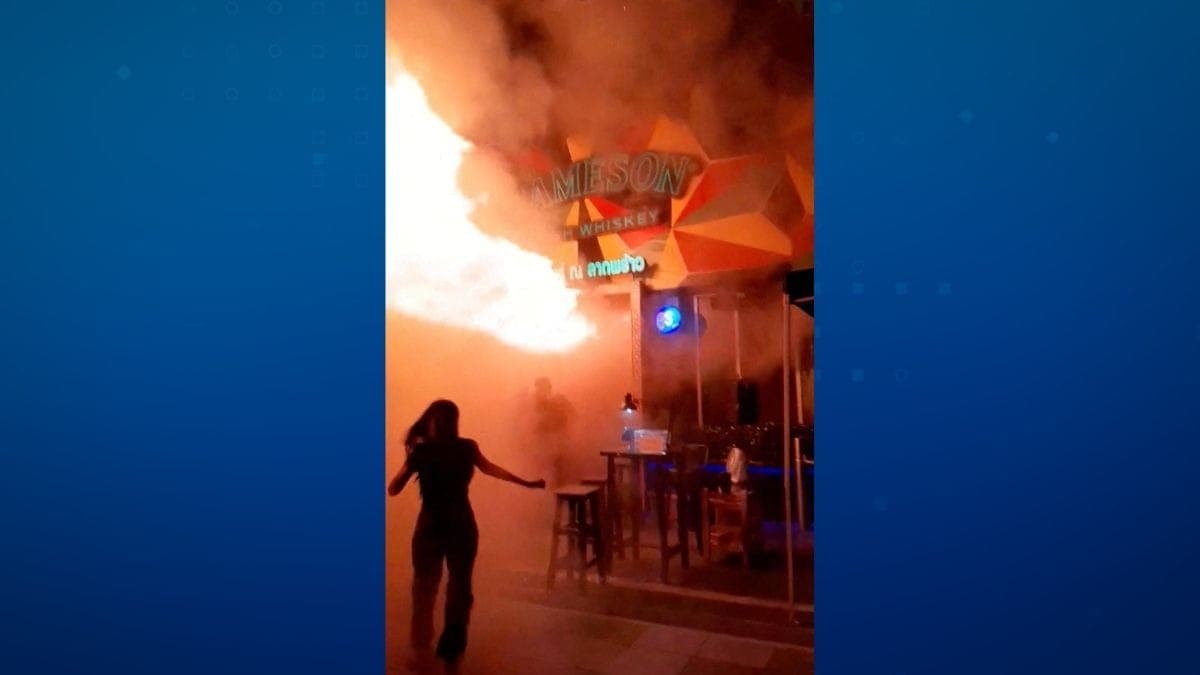 Incêndio em bar deixa mortos na Tailândia