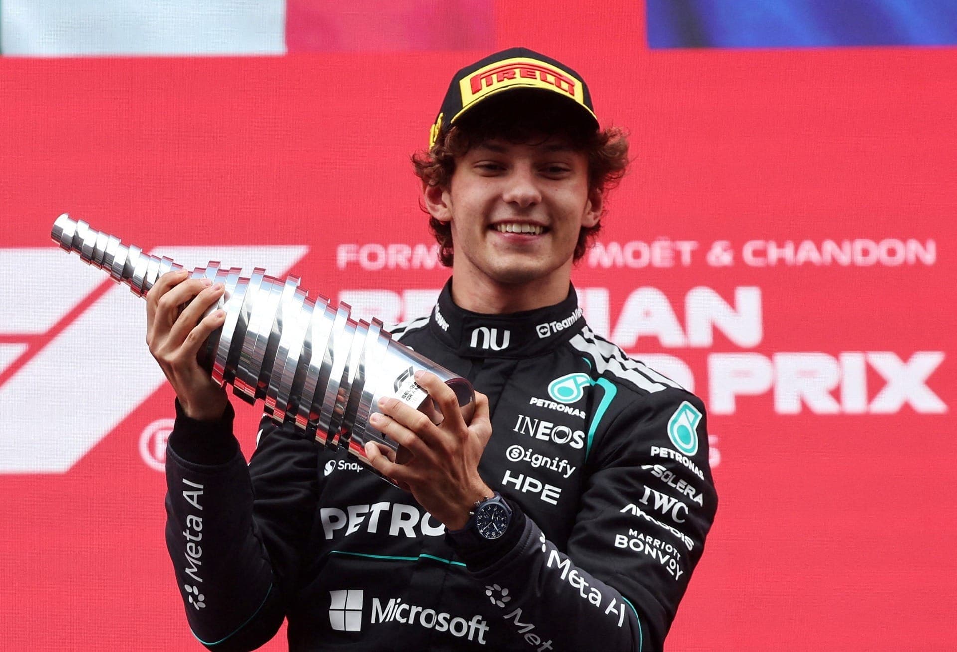Antonelli venceu o GP da Bélgica