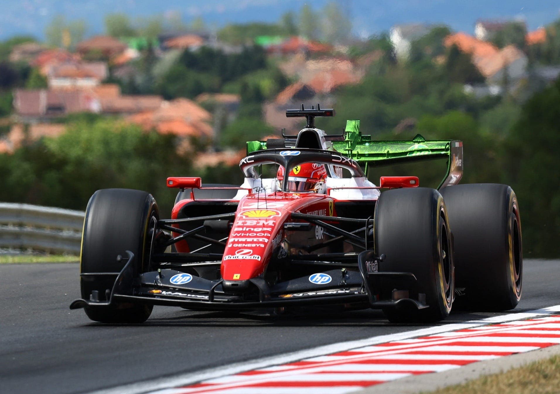 Charles Leclerc liderou o TL1 do GP da Hungria