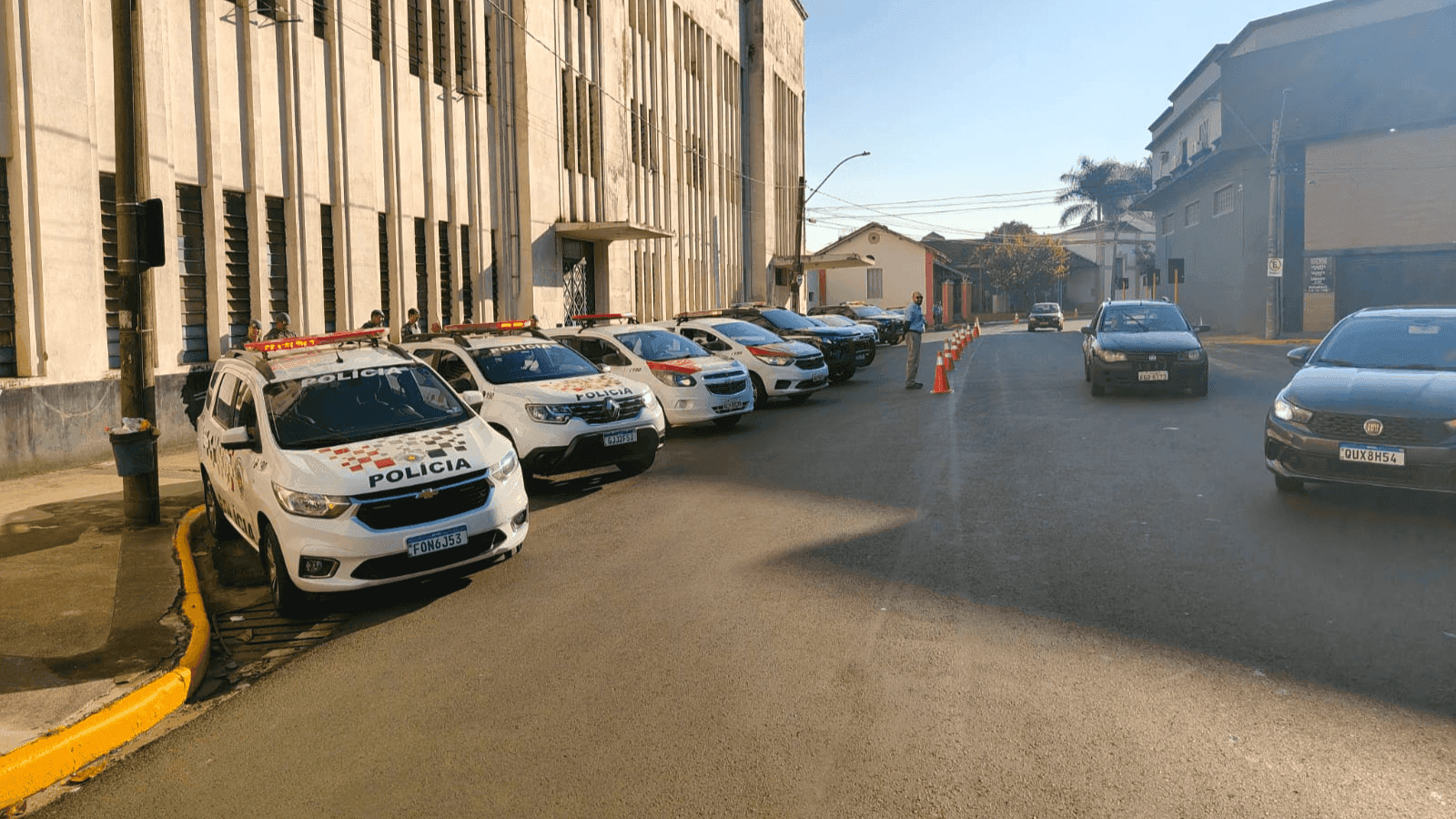 A ação aconteceu na região central de Bauru