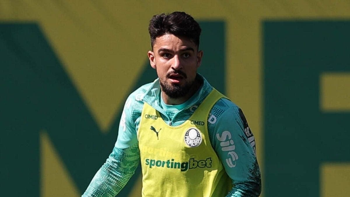 Flaco López, atacante do Palmeiras
