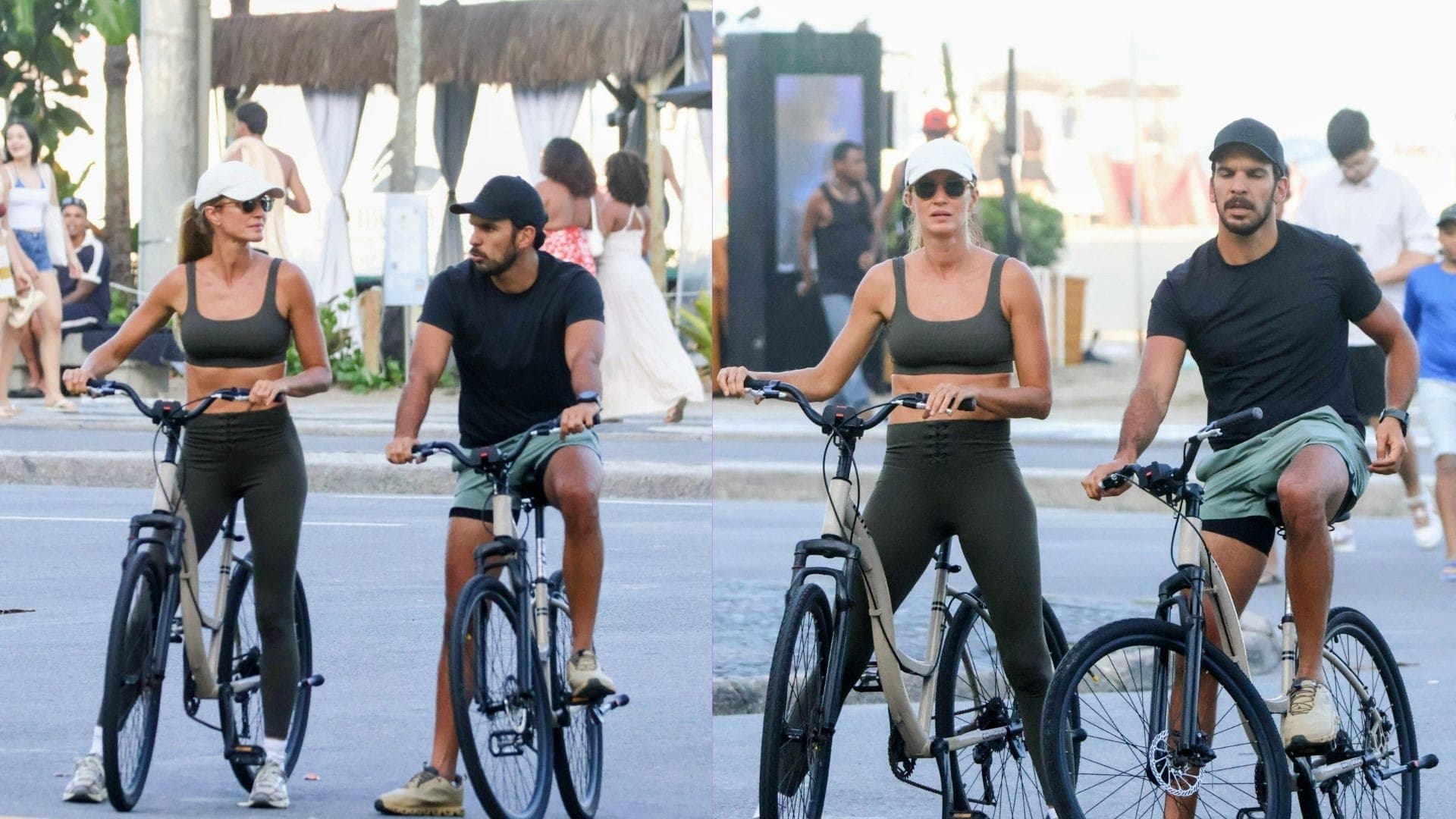 Gisele e o marido, Joaquim Valente