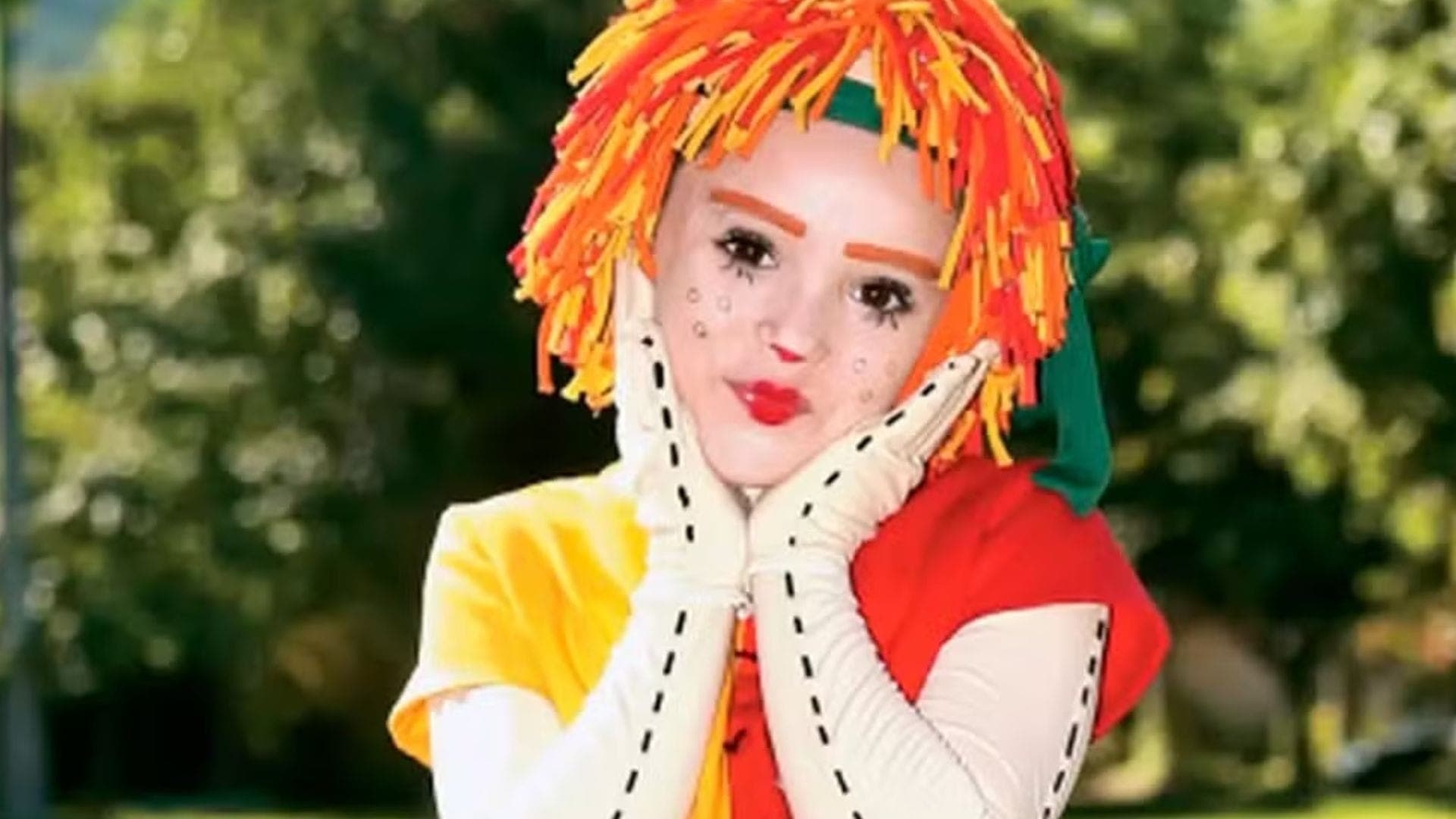Isabelle Drummond criança como Emília