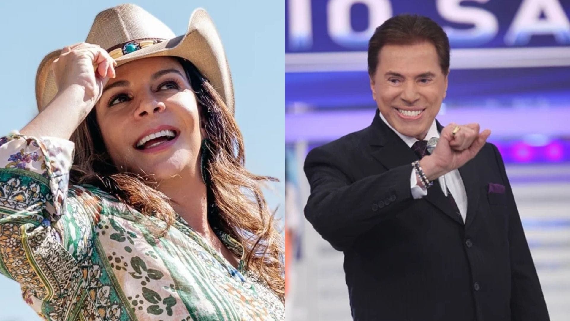 Sula Miranda e Silvio Santos