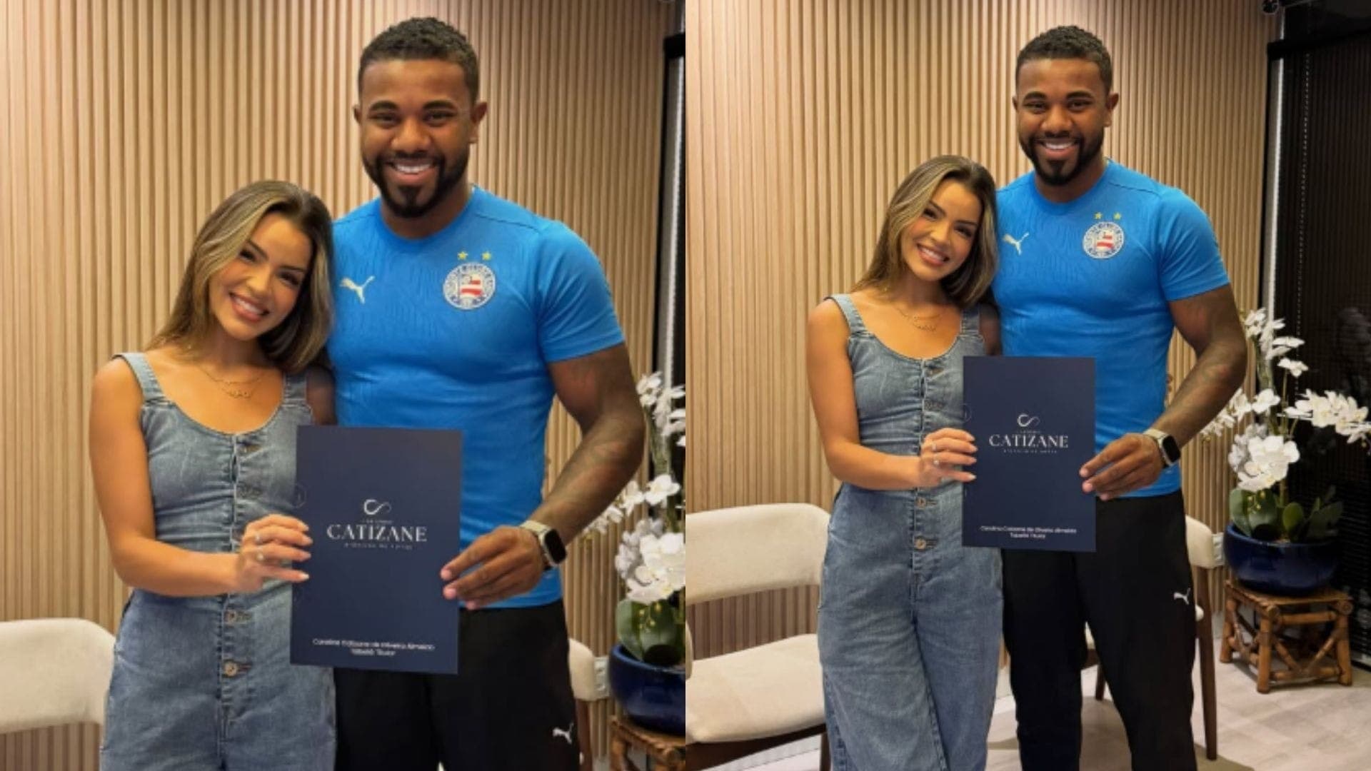 Davi Brito e Emilly Araújo