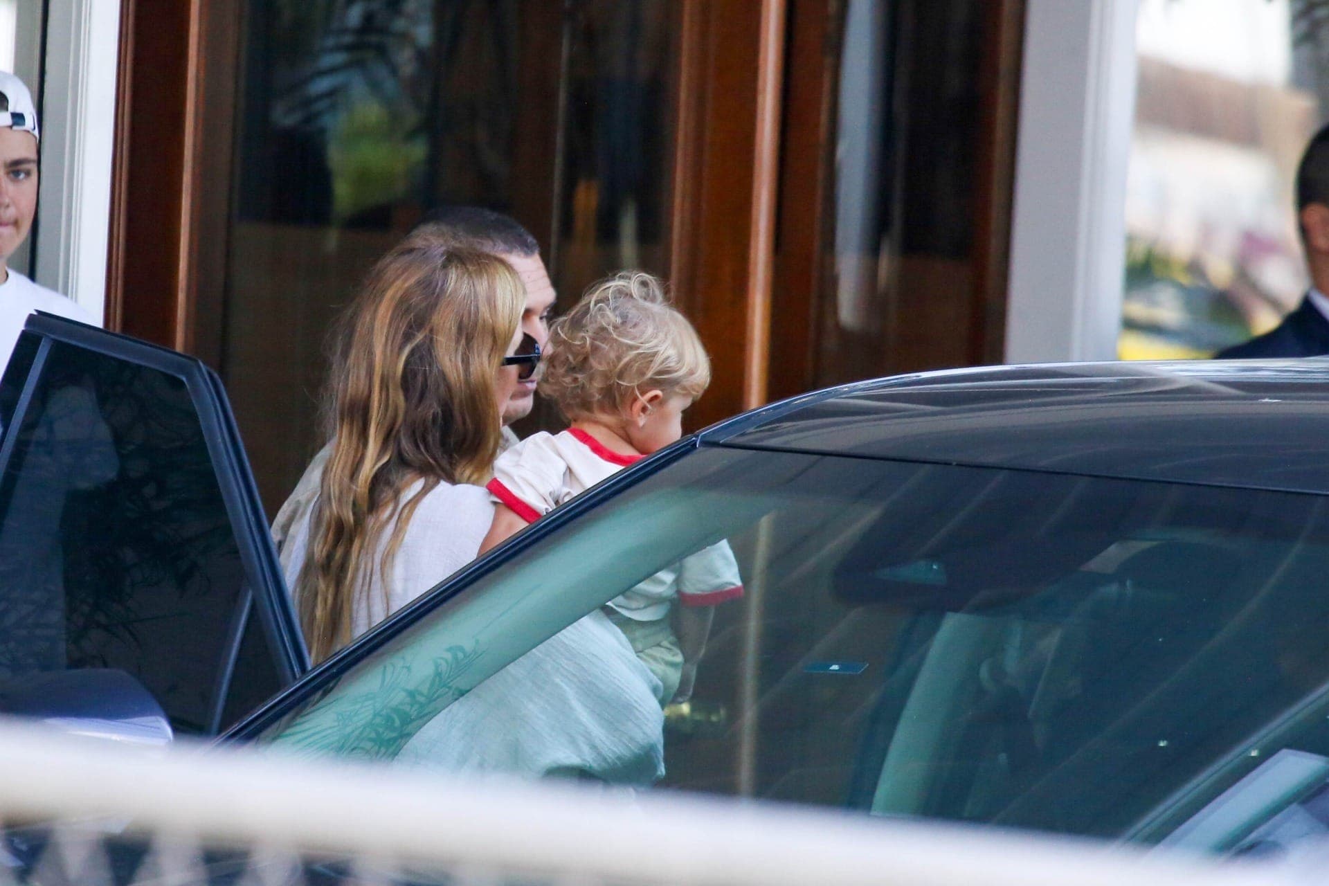 Gisele Bündchen com o filho, River