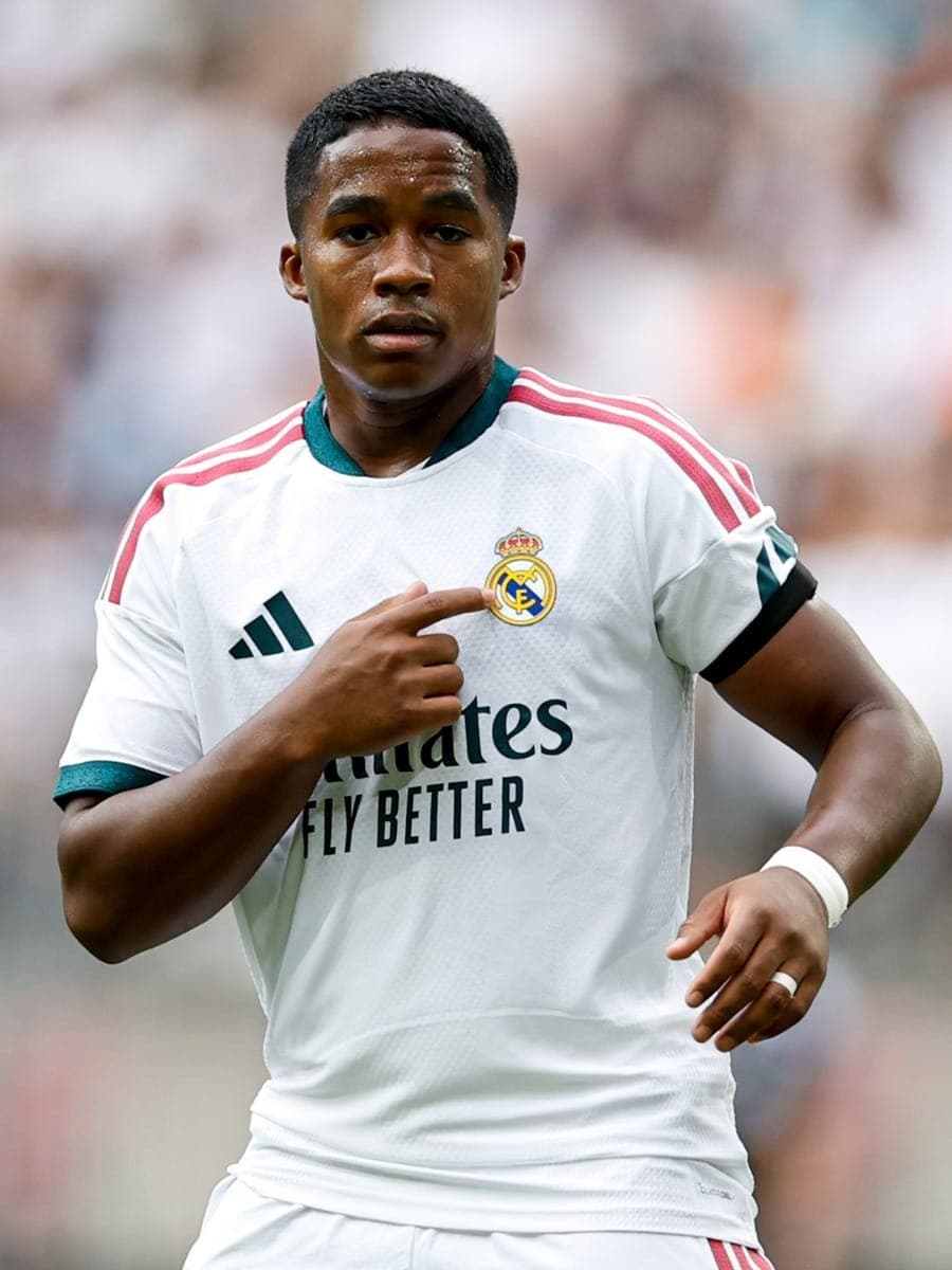 Endrick em ação pelo Real Madrid