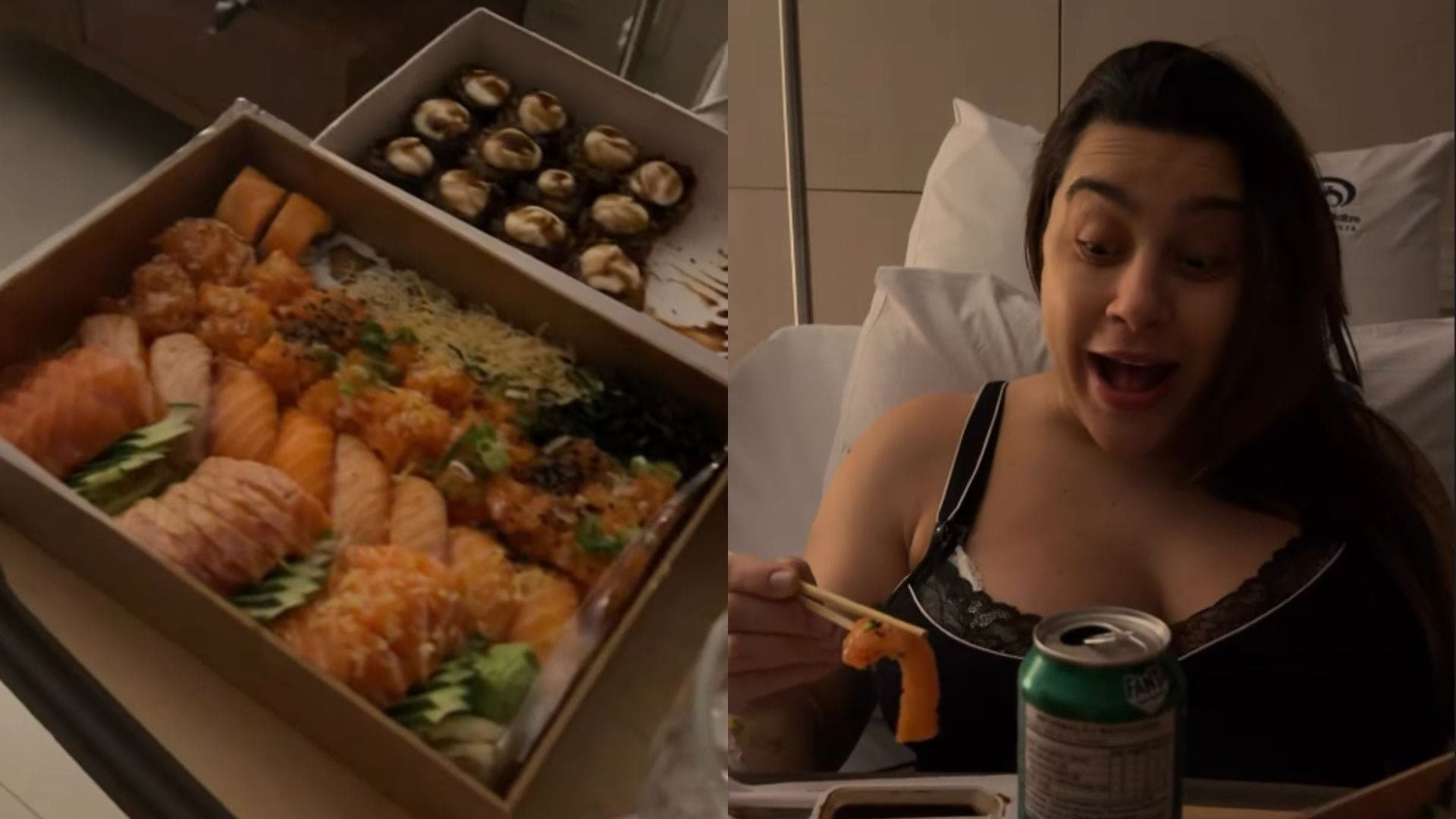 Lauana Prado pode finalmente comer sushi