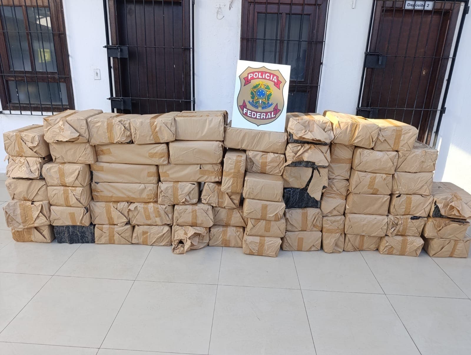 Droga estava em tabletes