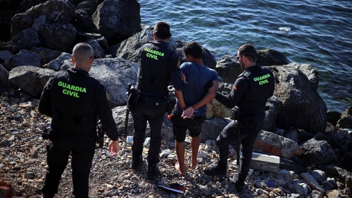 Imigrante marroquino em Ceuta