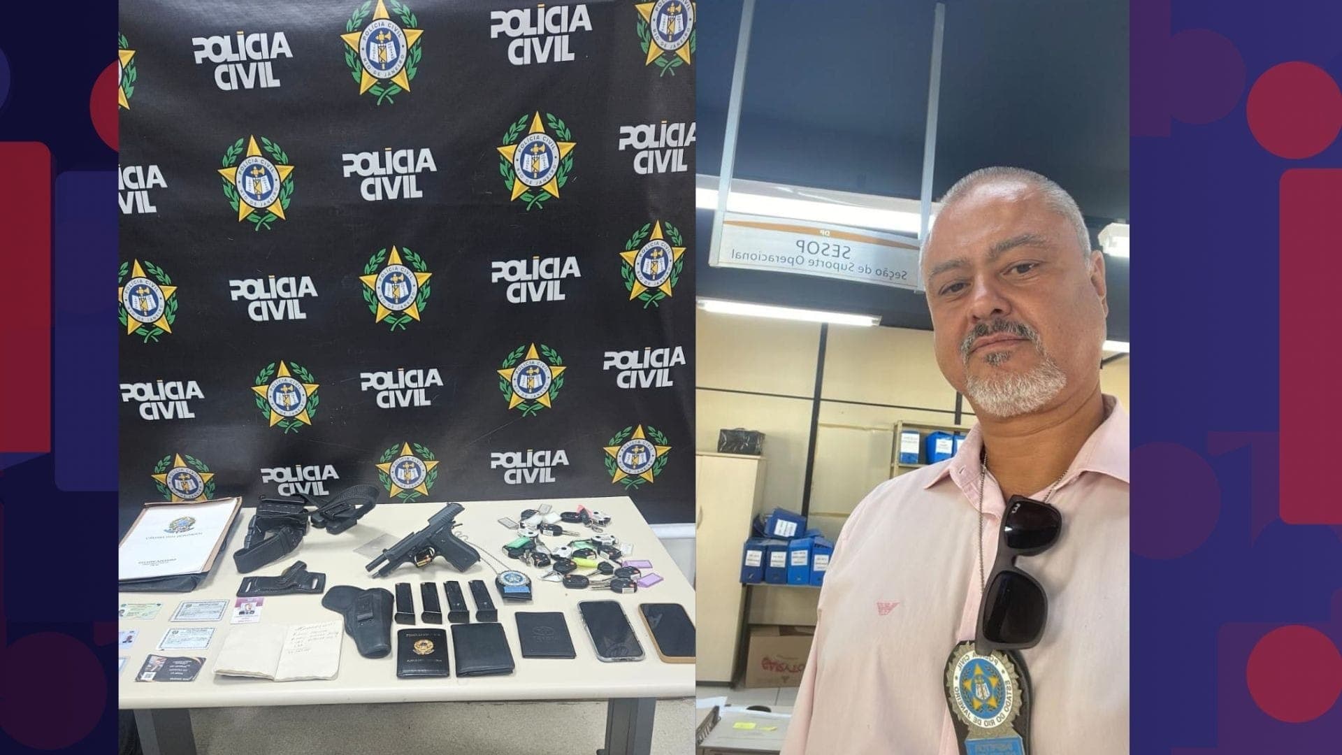 Falso policial é preso 