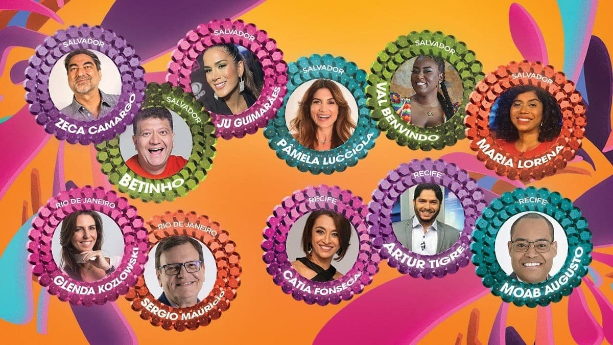 Elenco do Band Folia 2023