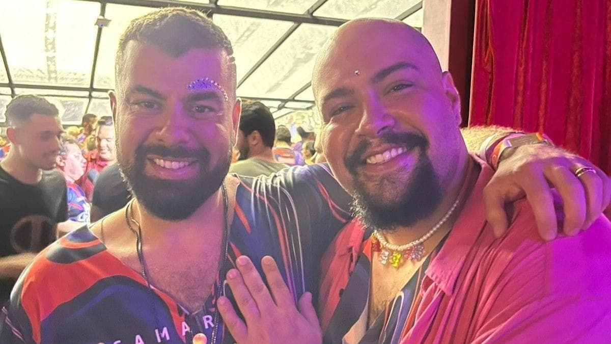 Tiago Abravanel e marido 