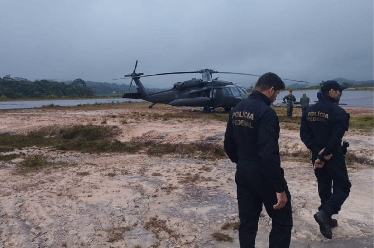 Agentes da PF em Roraima