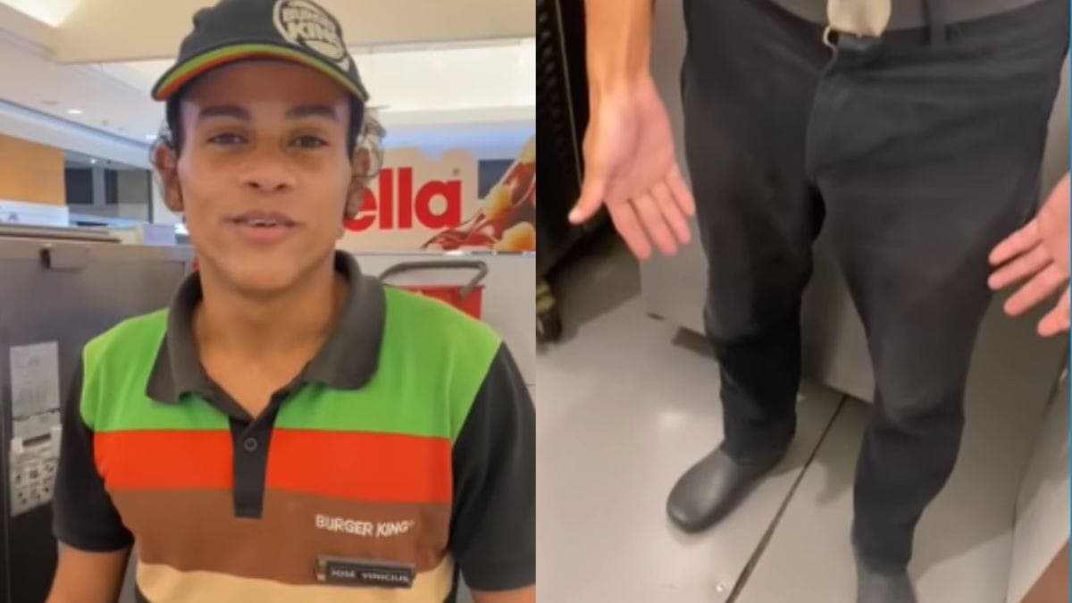 Trabalhador se urinou em quiosque