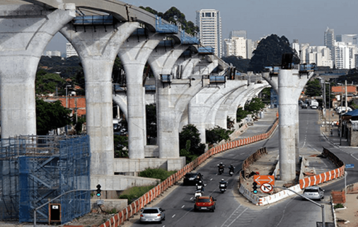 Obras da Linha 17-Ouro estão atrasadas