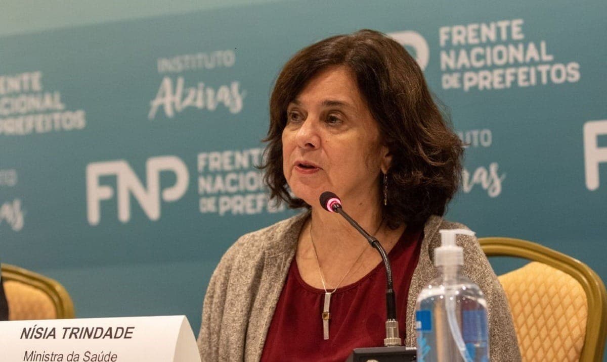 A ministra da saúde, Nísia Trindade