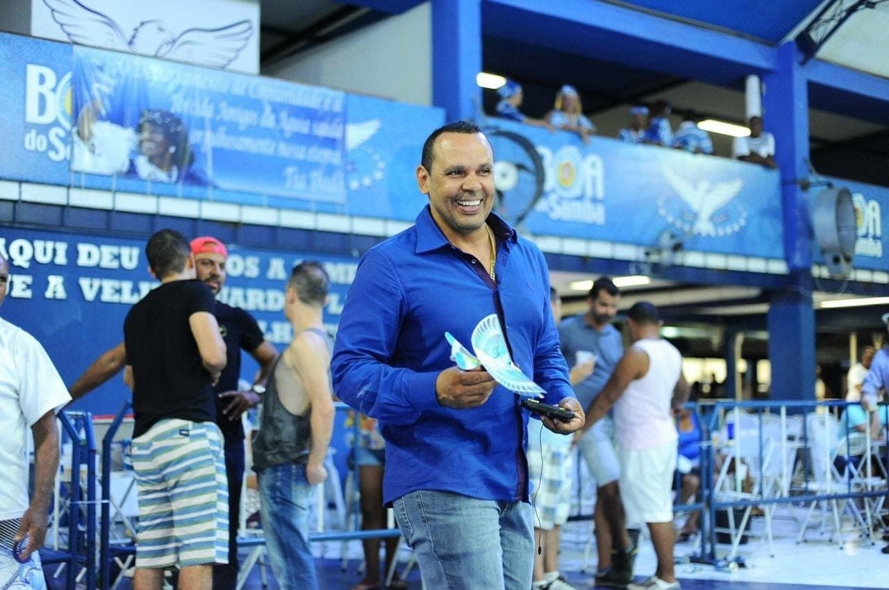 O ex-presidente da Portela, Marcos Falcon
