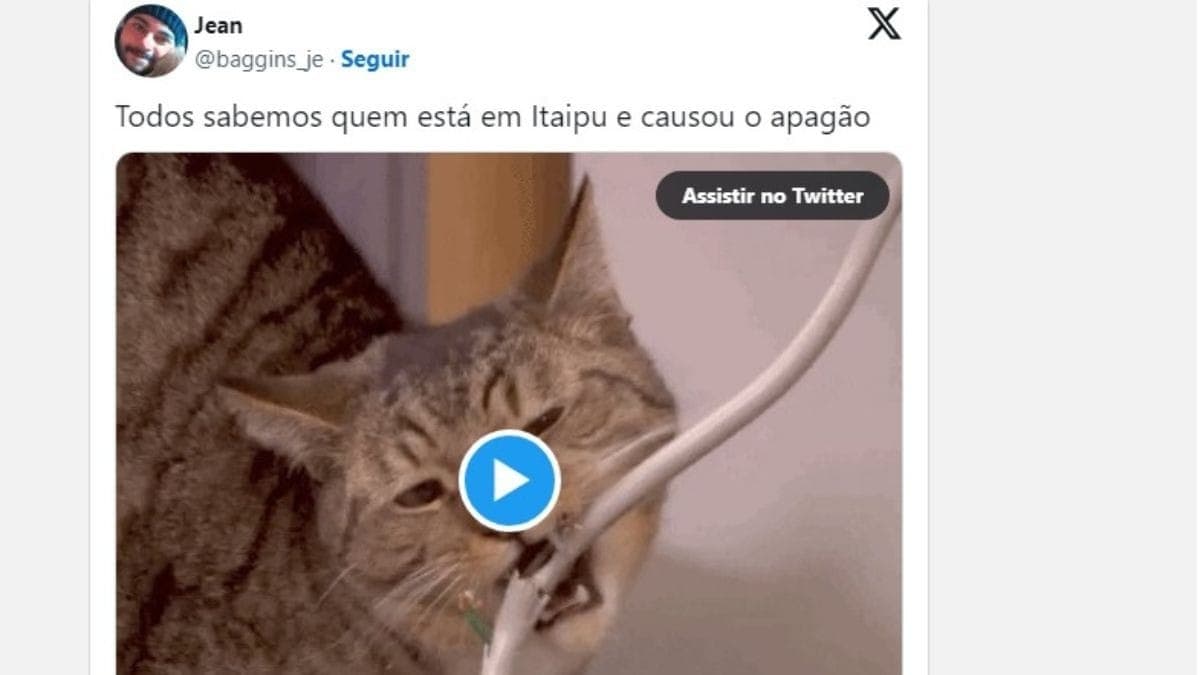 Apagão gera memes nas redes: “Tiraram o Brasil da tomada”
