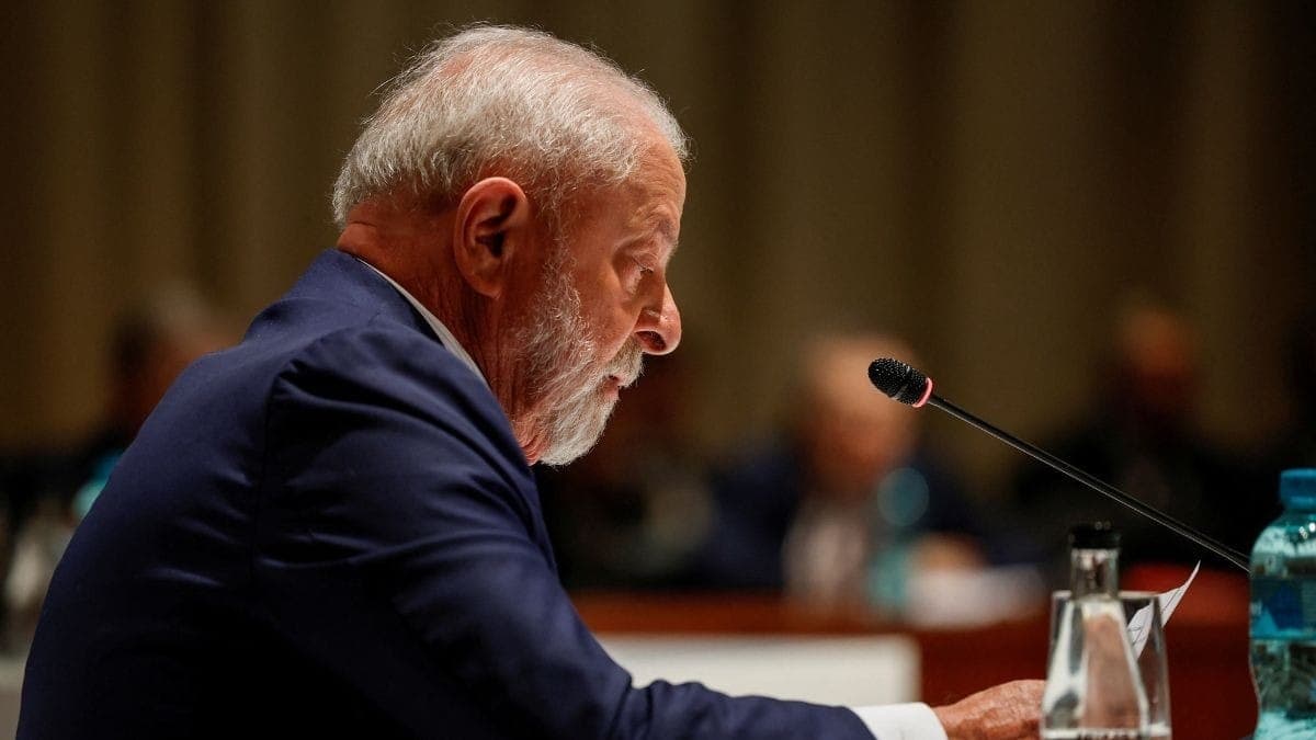 Lula durante discurso na Cúpula do Brics