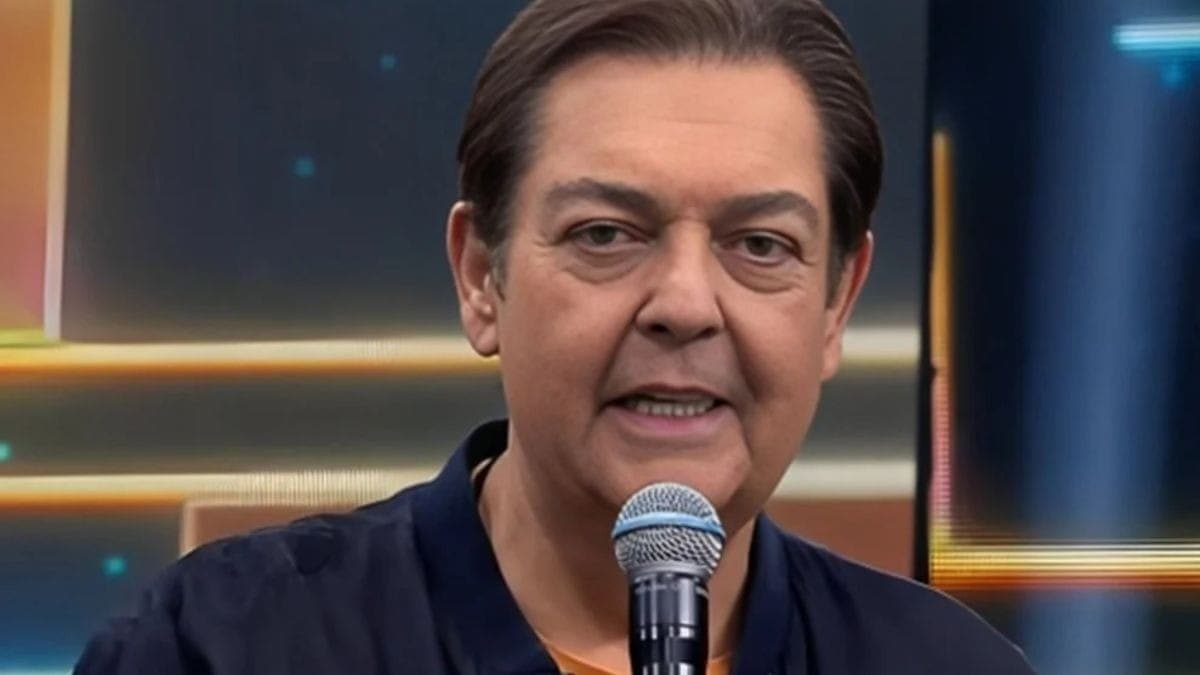 O apresentador Fausto Silva