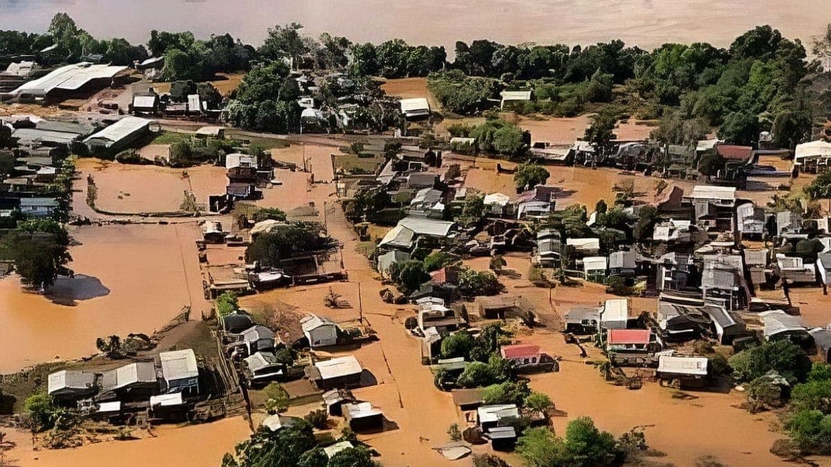 Ciclone no Rio Grande do Sul