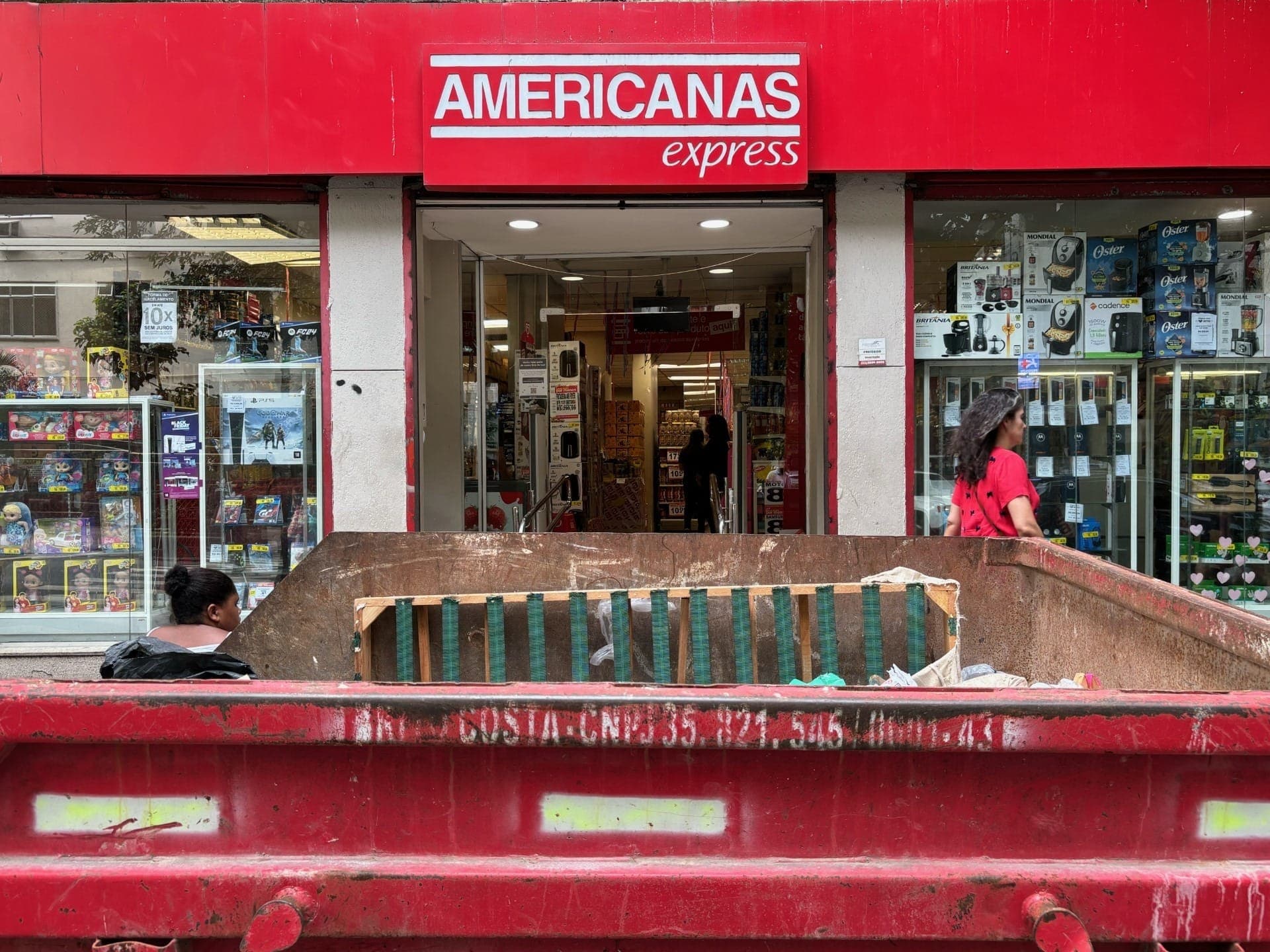 Fachada de unidade da Americanas