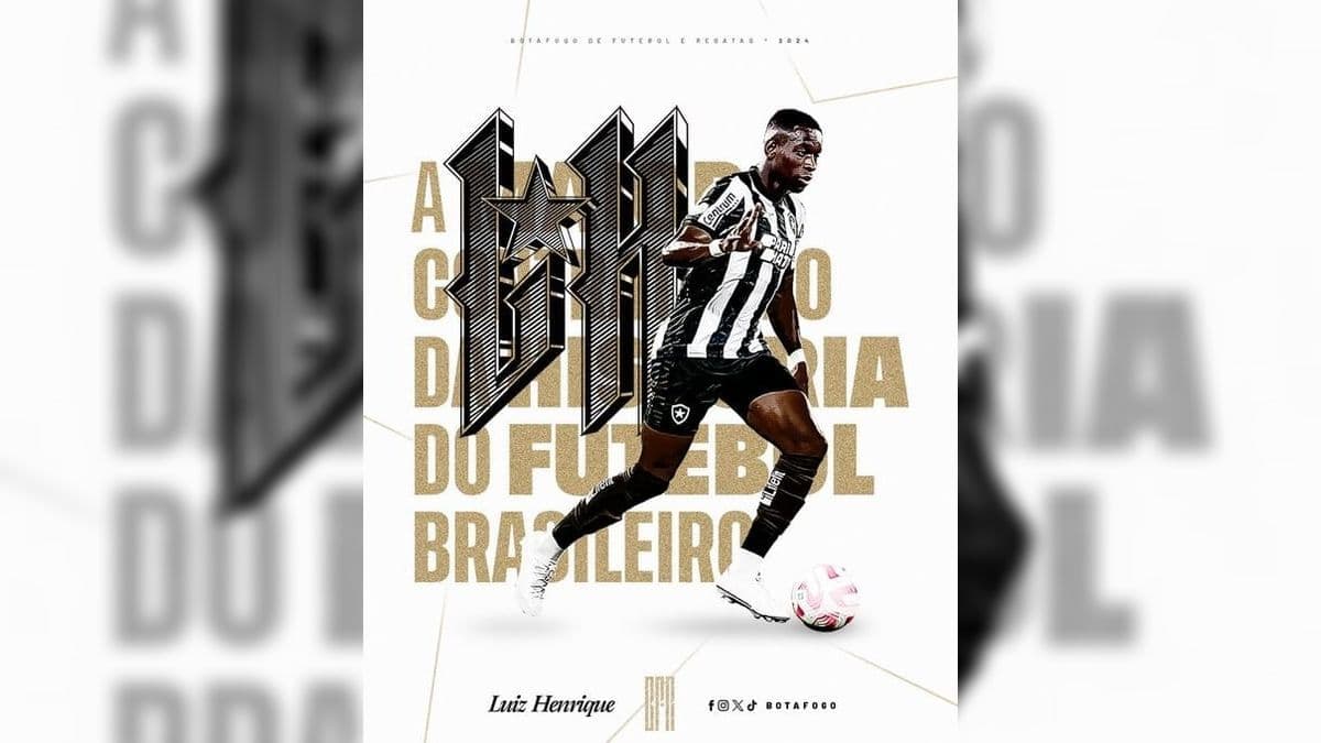 Luiz Henrique é o novo reforço do Botafogo