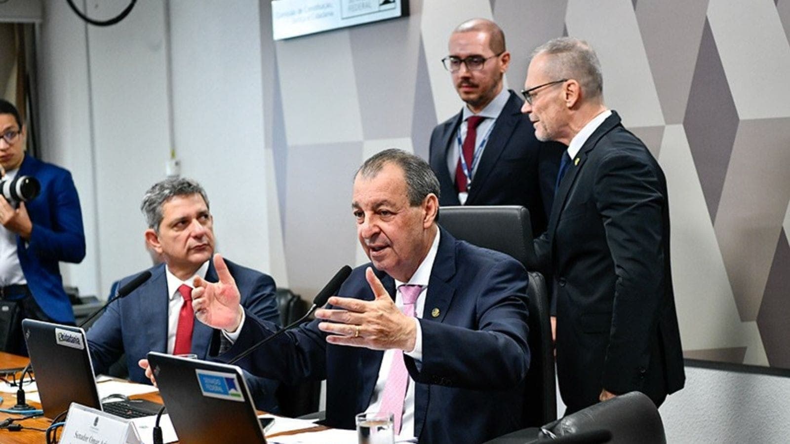 Senador Omar Aziz (PSD-AM), presidente da CPI da Braskem