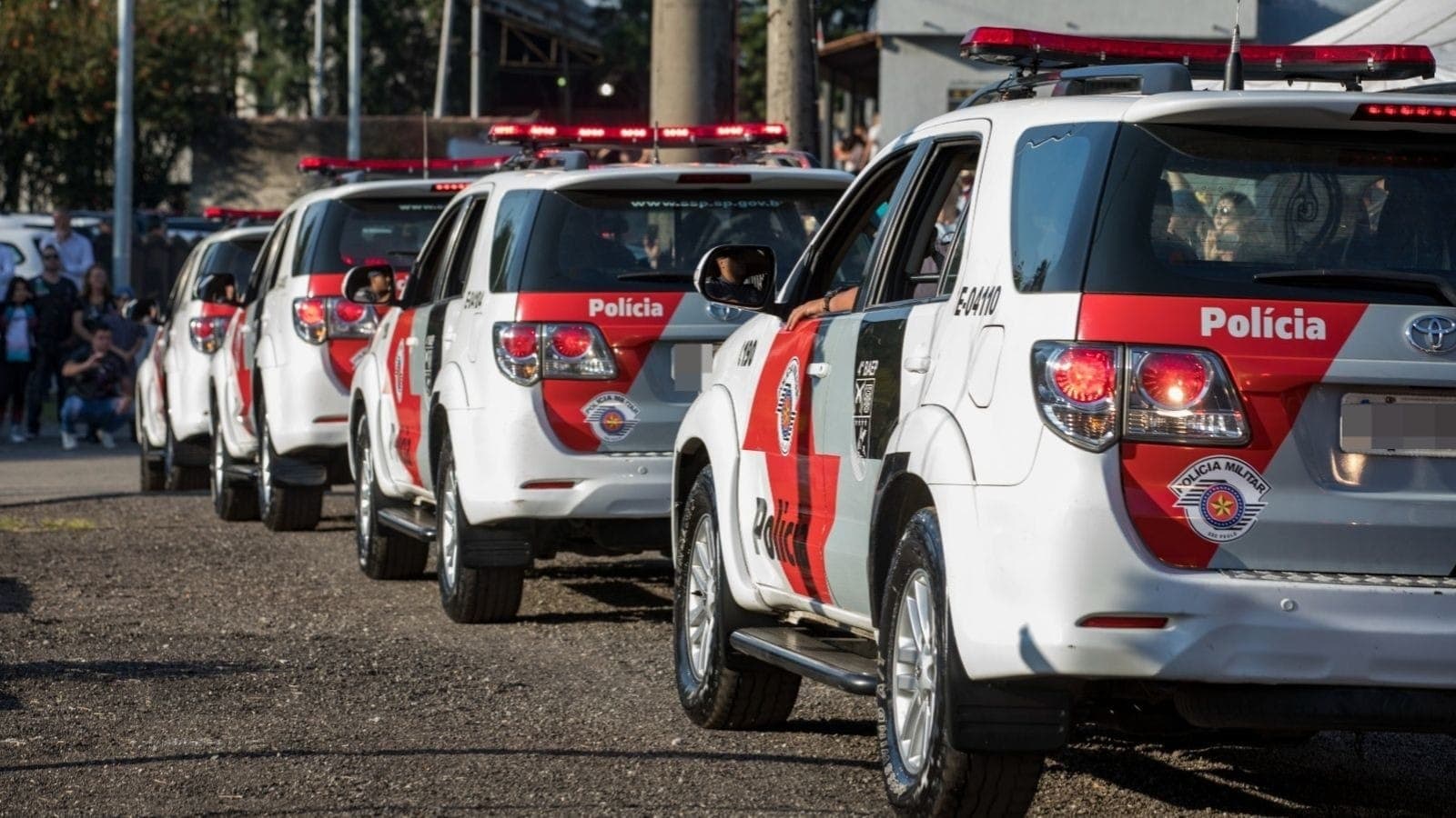 Viaturas da Polícia Militar de SP