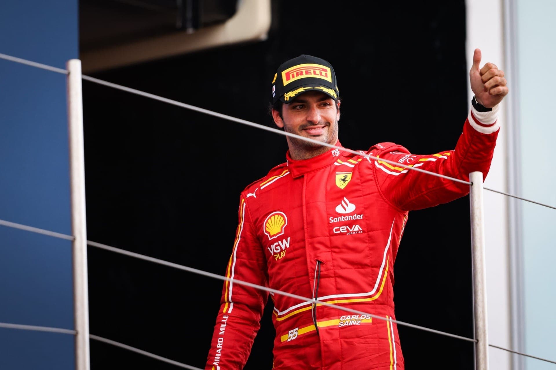 Carlos Sainz (Ferrari) no GP do Japão 2024