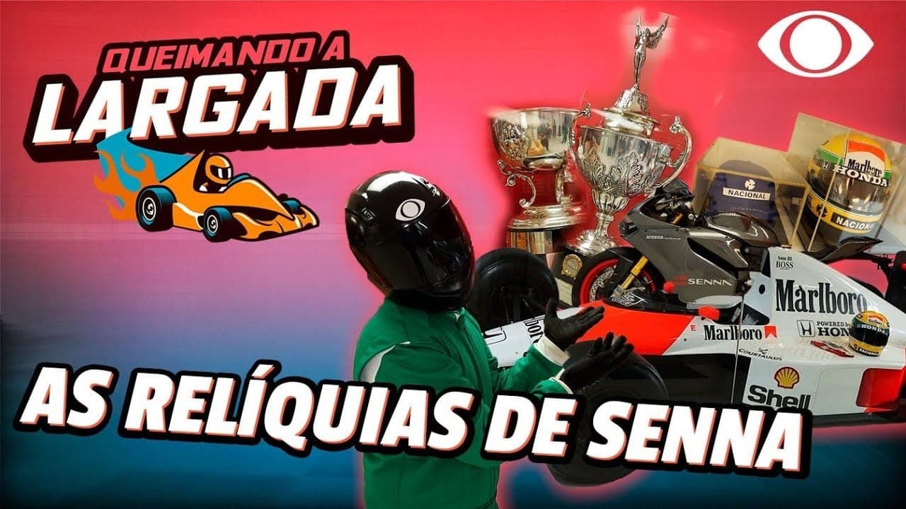 As relíquias de Senna no Queimando a Largada