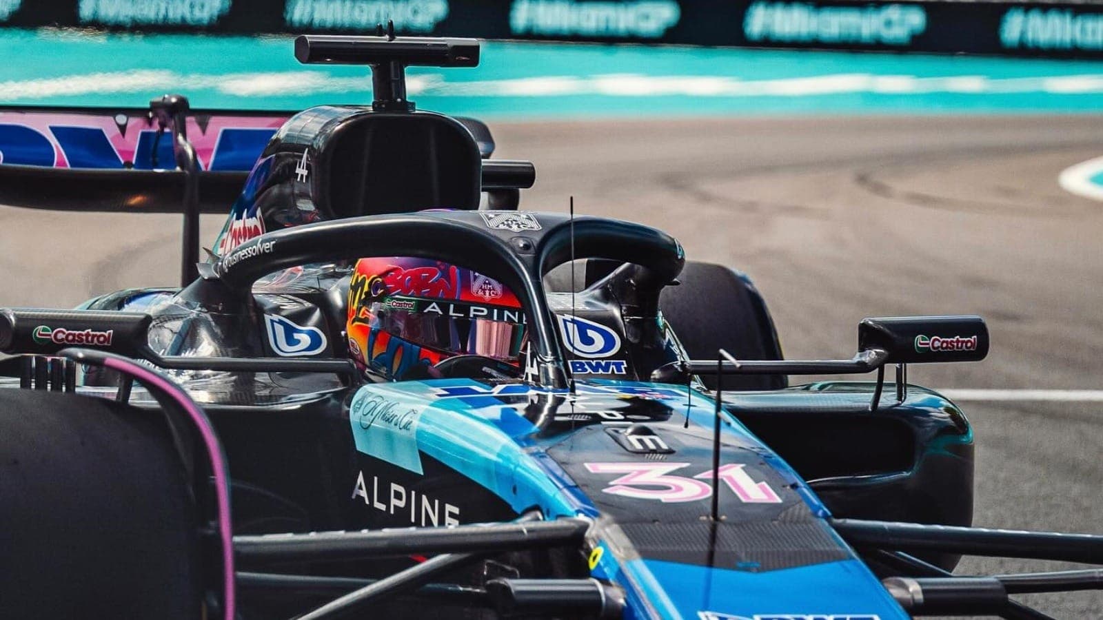 Esteban Ocon (Alpine) no GP de Miami 2024