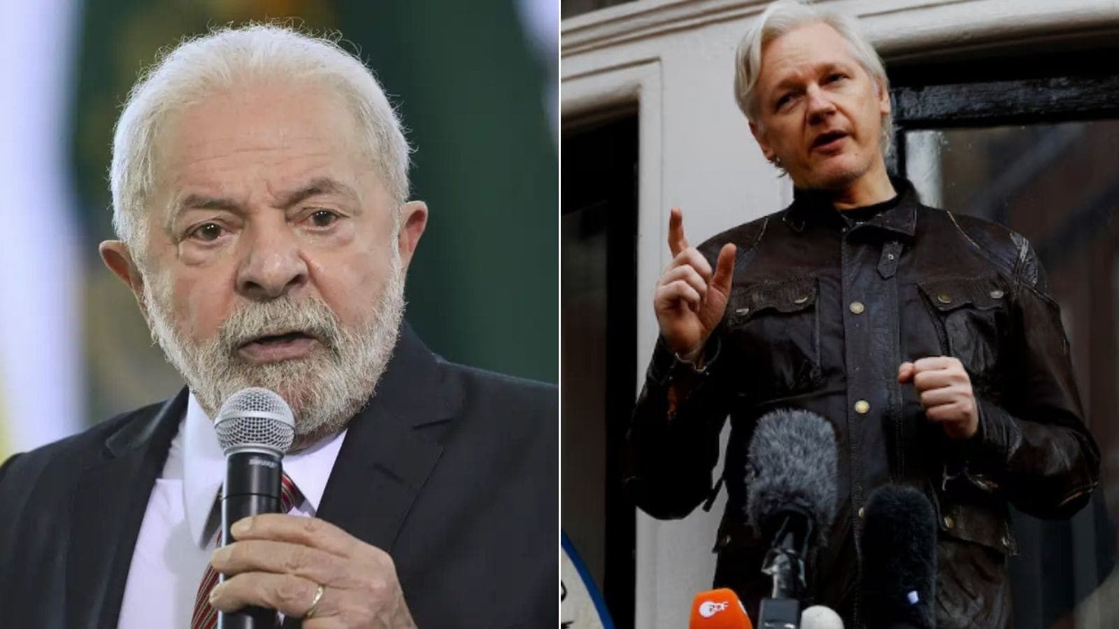 Lula e Julian Assange
