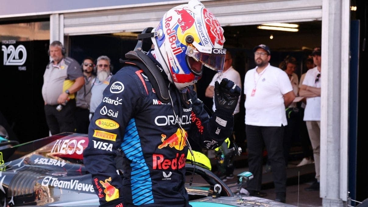 Verstappen após treino em Mônaco