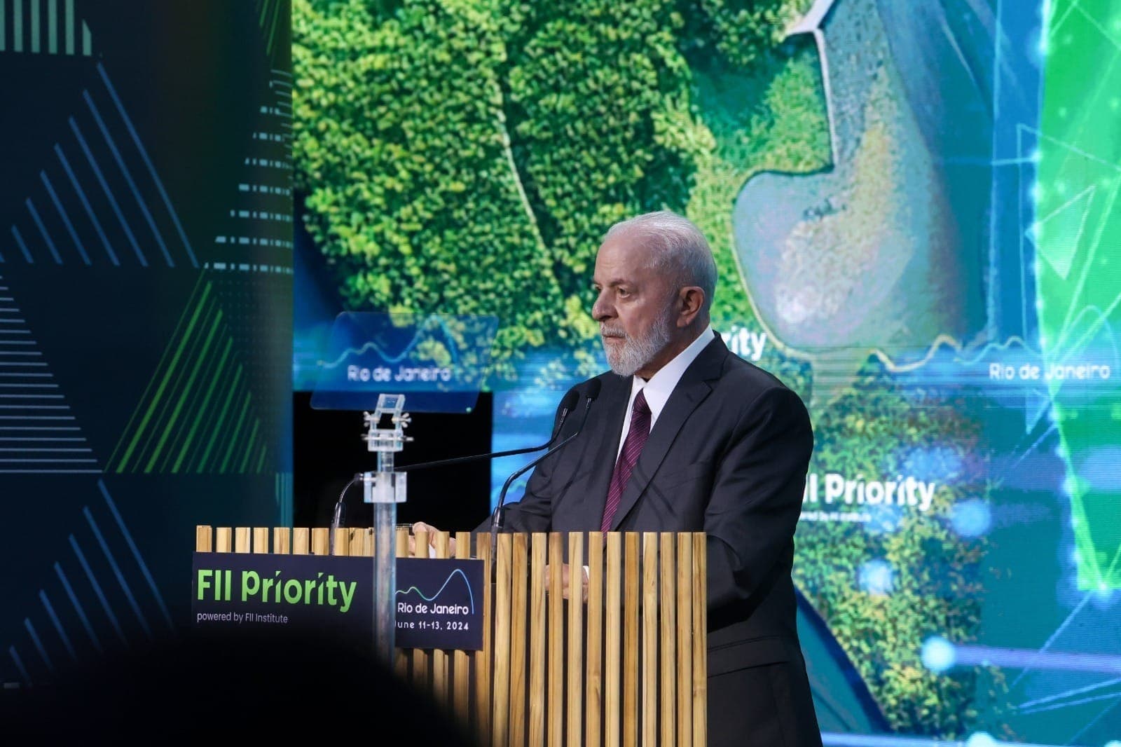 Lula durante FII Priority