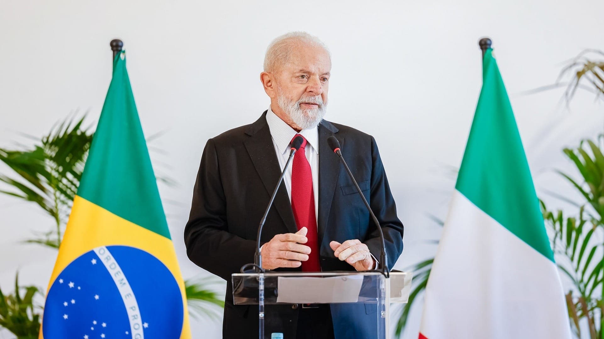 Lula está na Itália para encontros do G7