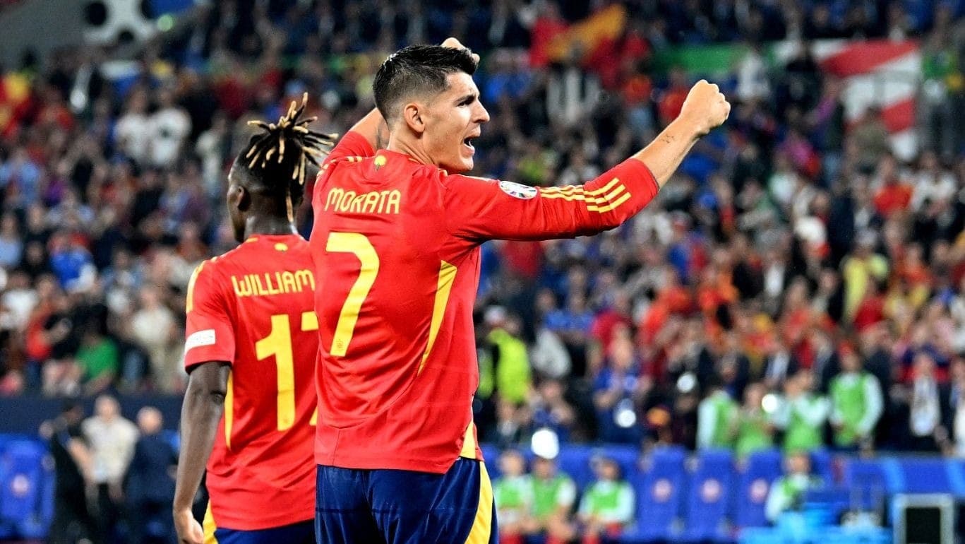 Morata fez gol da vitória contra a Itália