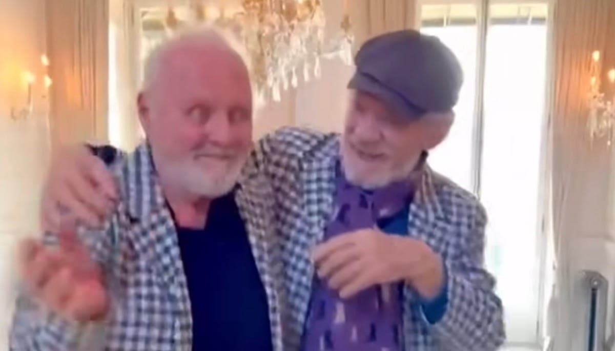 Anthony Hopkins e Ian McKellen