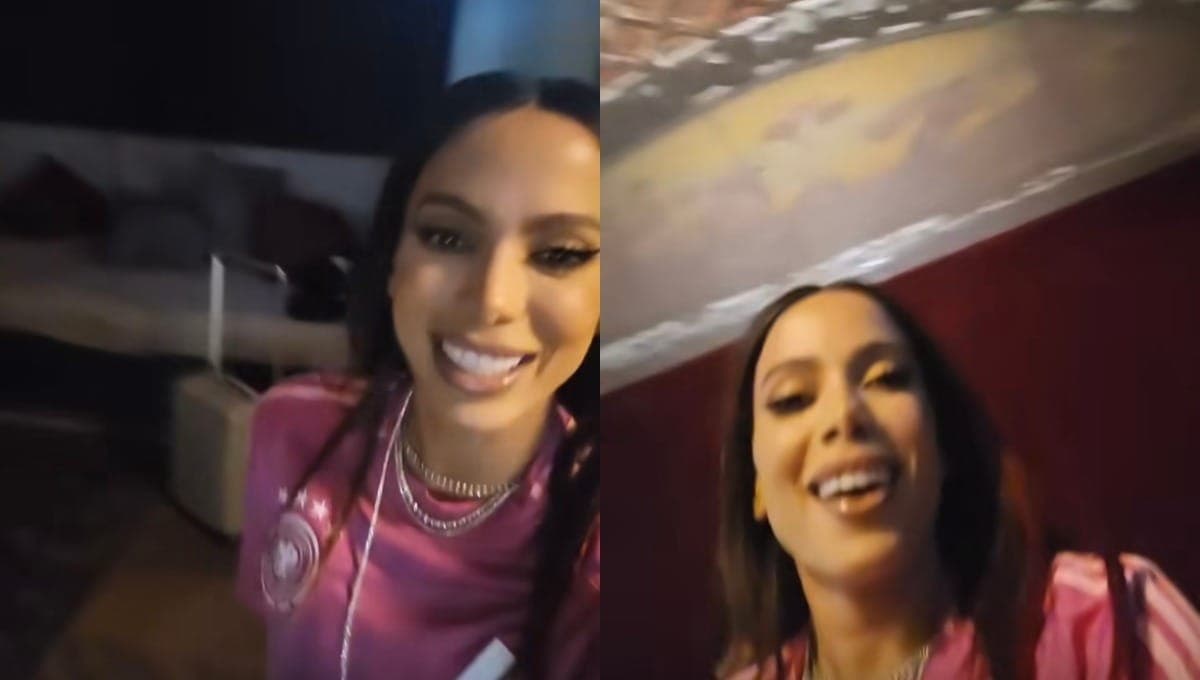 Anitta mostra seu camarim em Berlim