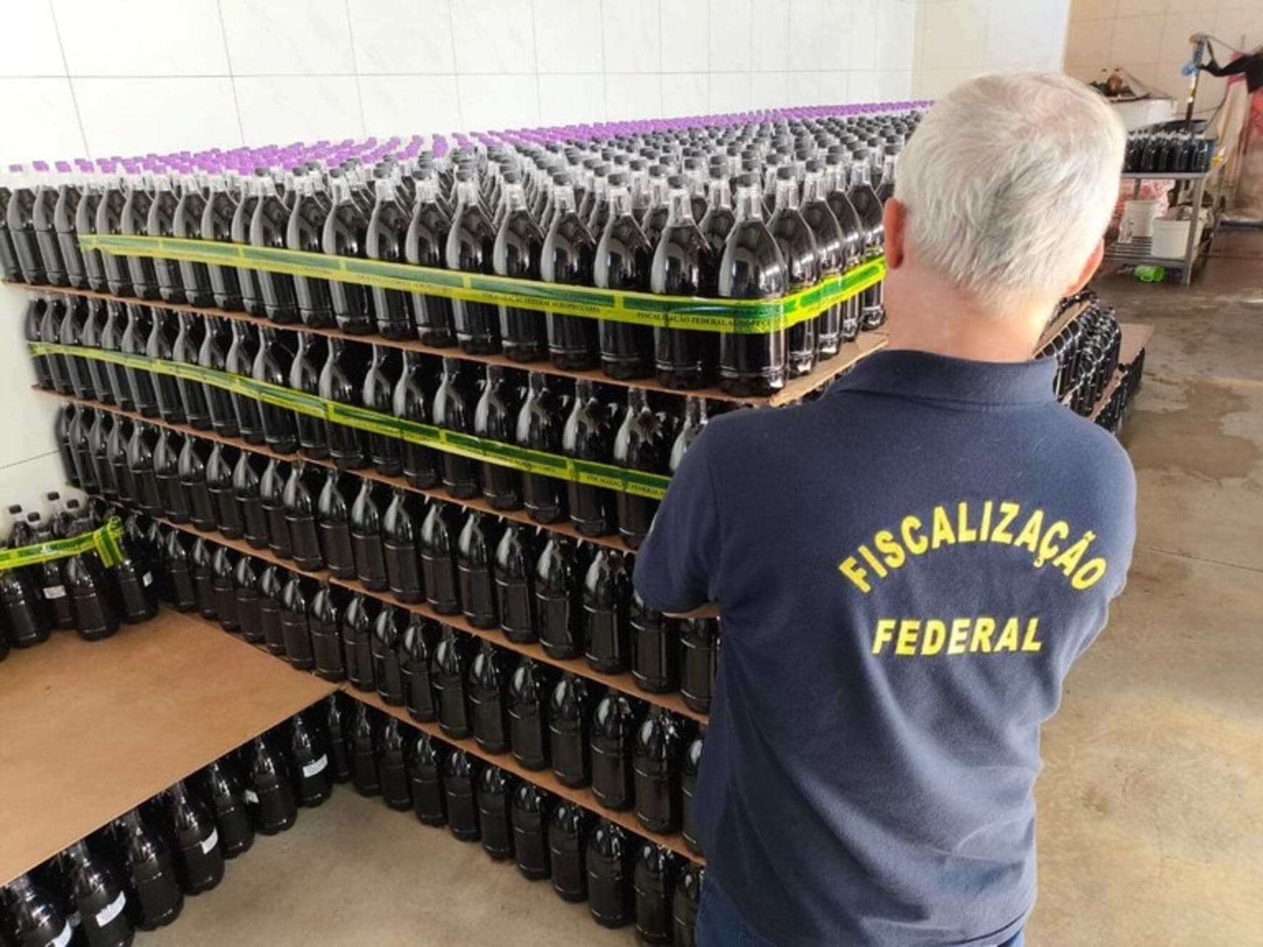 Apreensão de vinhos falsificados