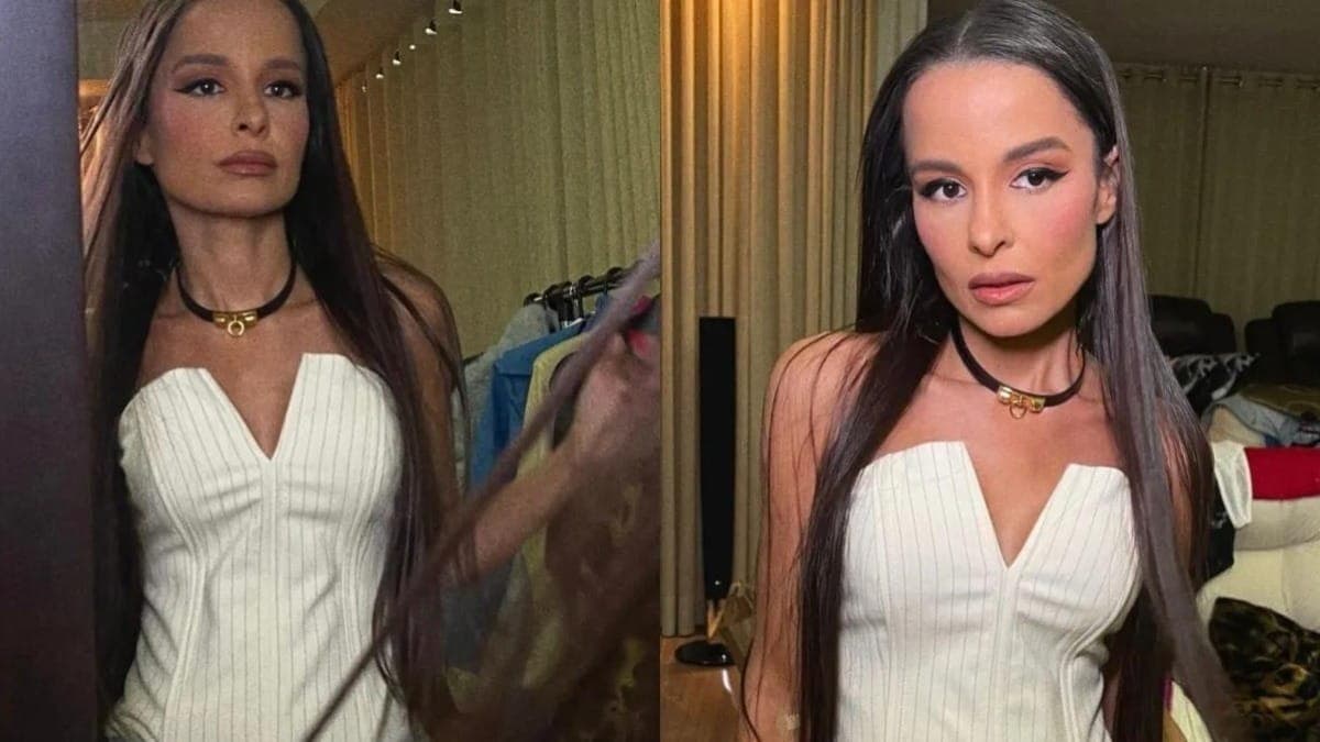Maiara fica morena 