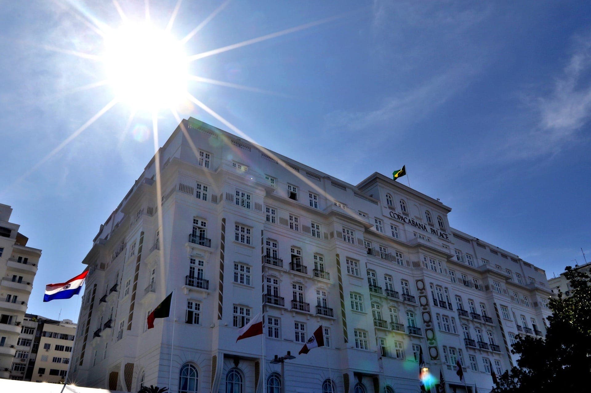 Fachada do hotel Copacabana Palace