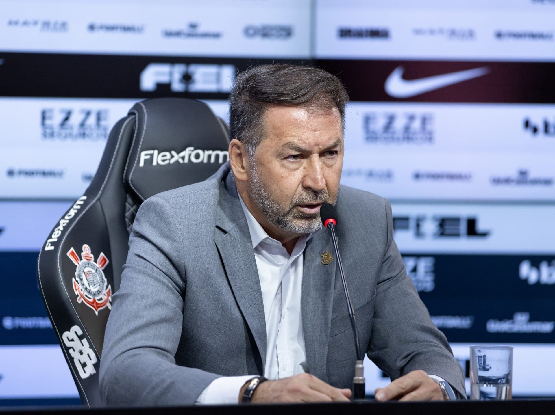 Augusto Melo, presidente do Corinthians