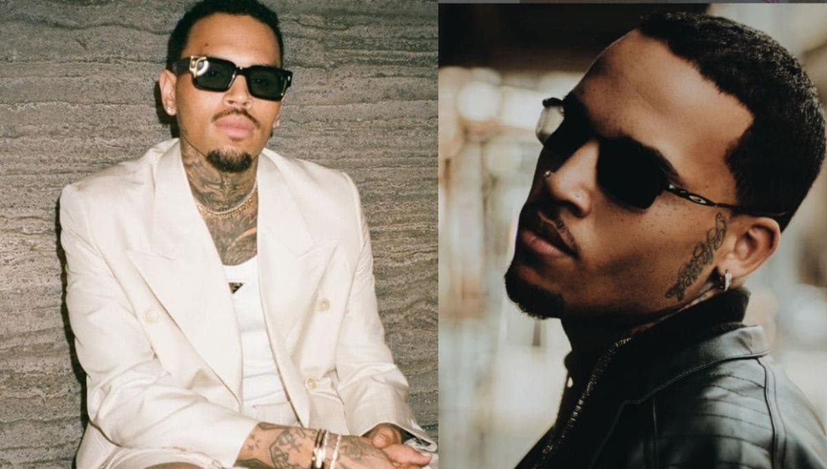 Chris Brown e sósia