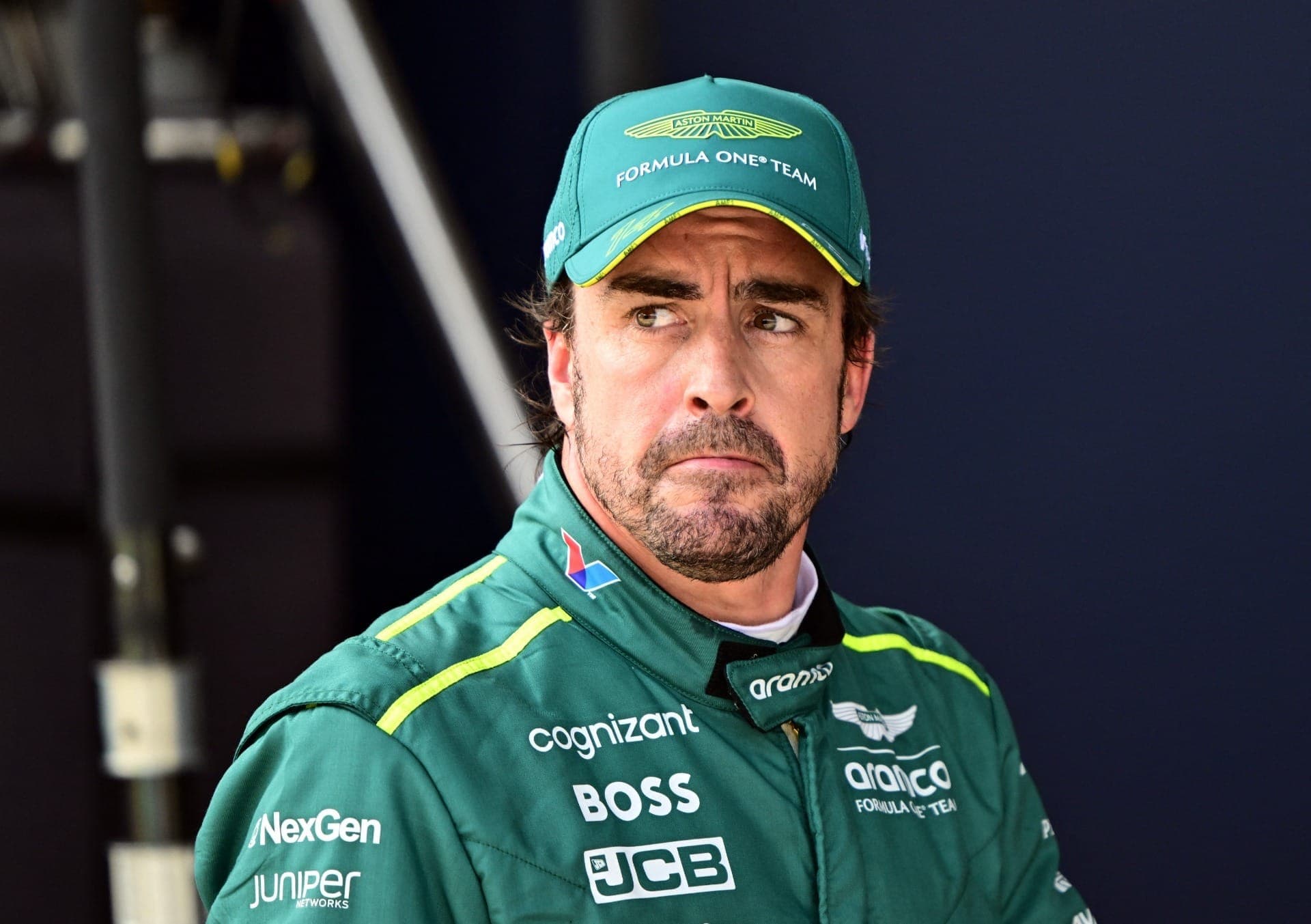 Fernando Alonso no GP da Áustria de 2024