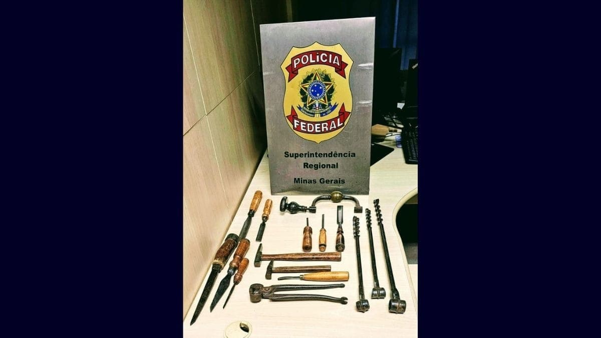 Polícia Federal recuperou peças roubadas