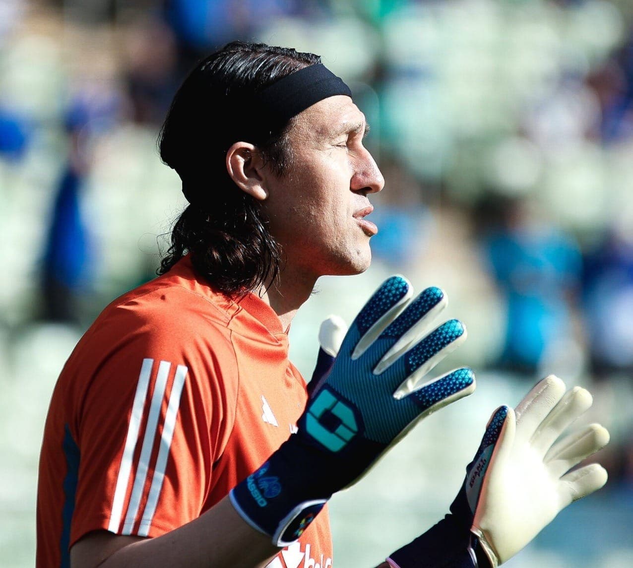 Cássio na estreia pelo Cruzeiro